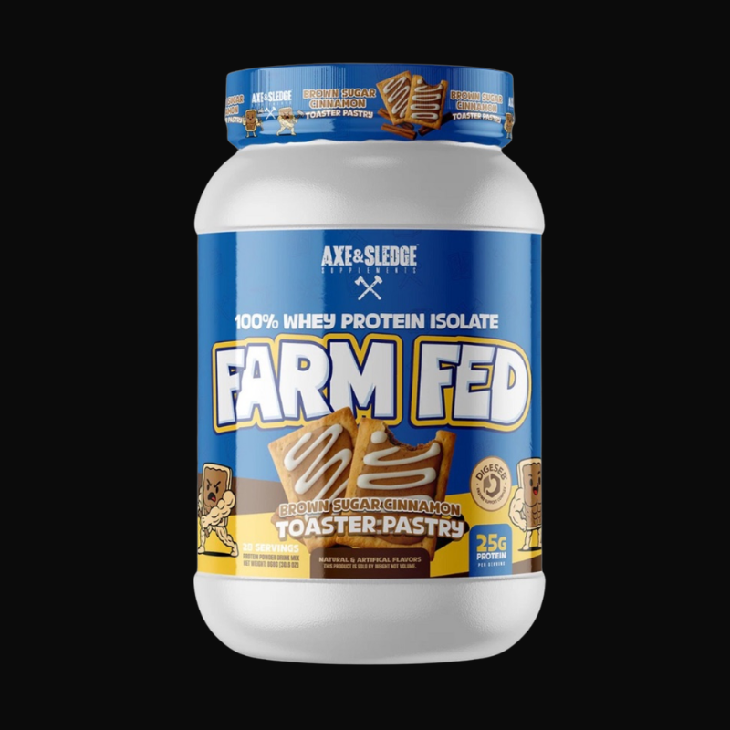 Axe & Sledge Farm Fed Whey Isolate Protein Powder