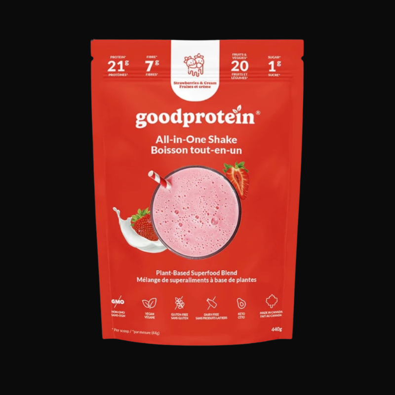 GoodProtein Plant-Based Superfood Protein Powder – 21g Protein + 7g Fiber